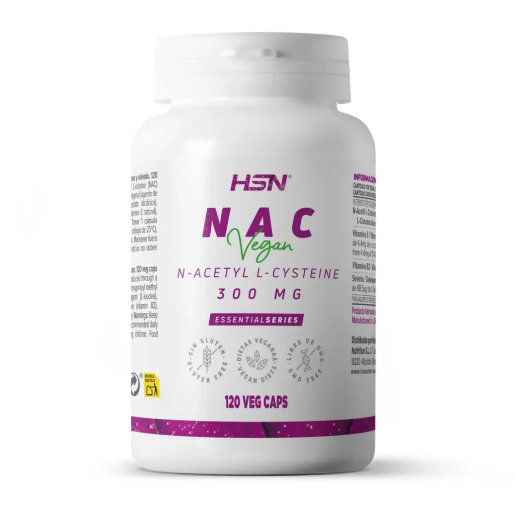 NAC (N-acetil-L-cisteína) 300mg - 120 veg caps