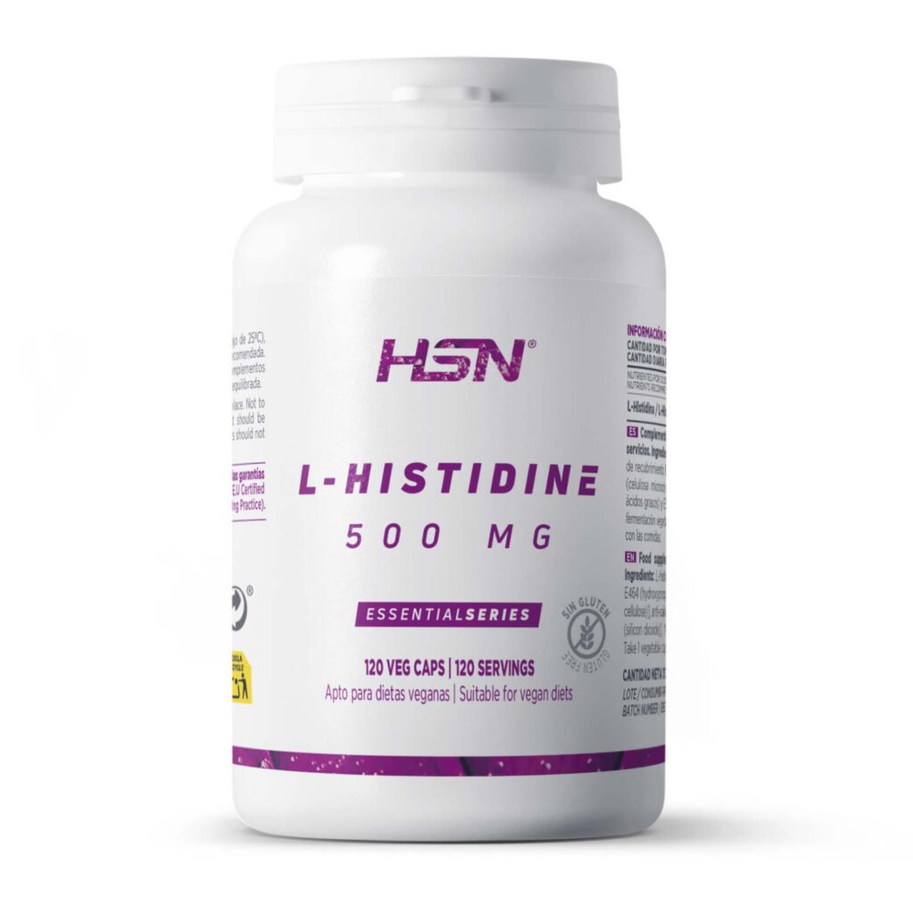 L-histidina 500mg - 120 veg caps