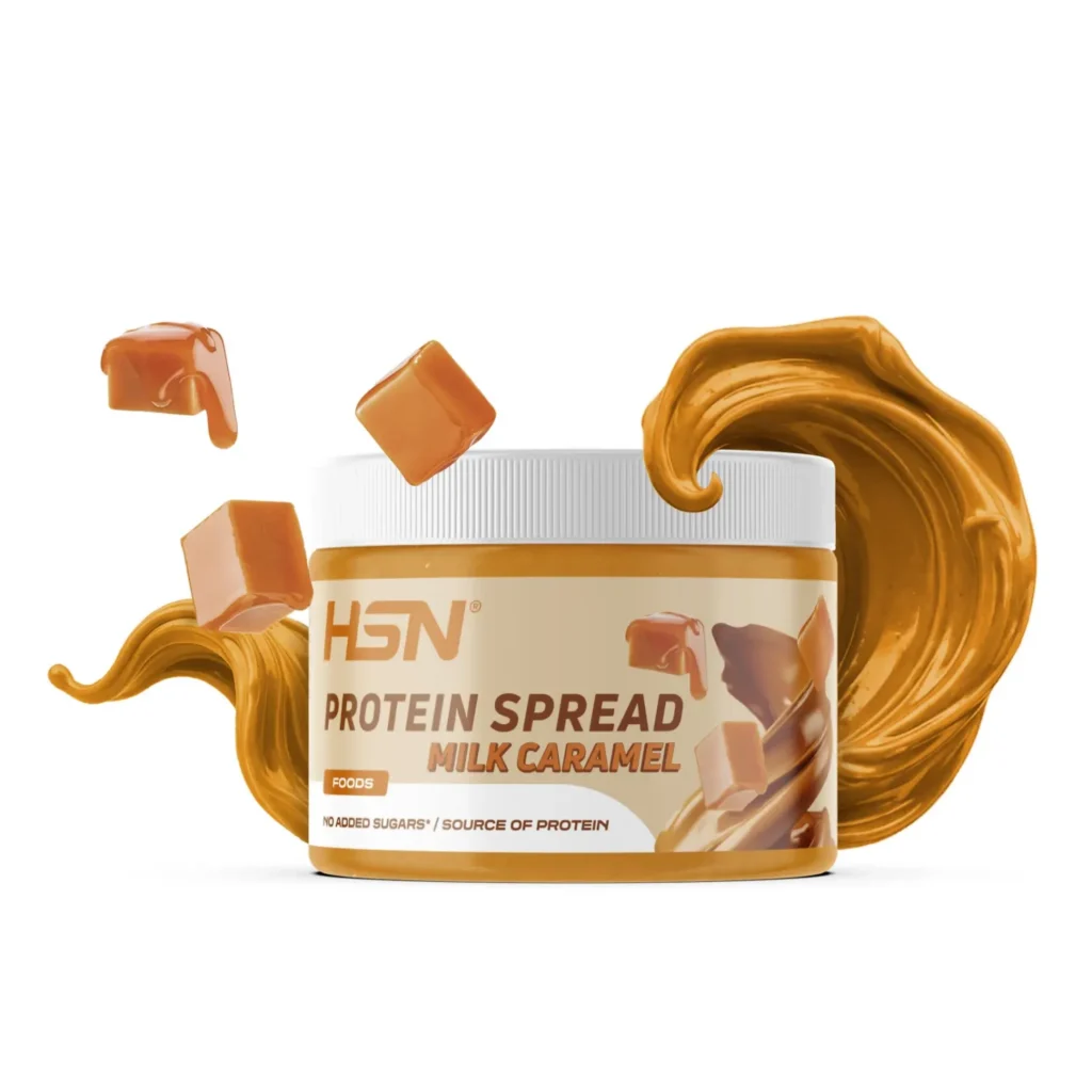 Crema proteica de dulce de leche