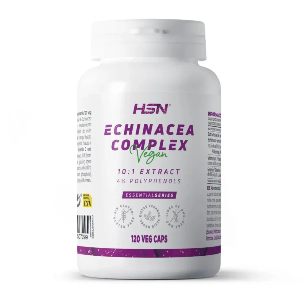 Extracto de equinácea complex (10:1) 500mg - 120 veg caps