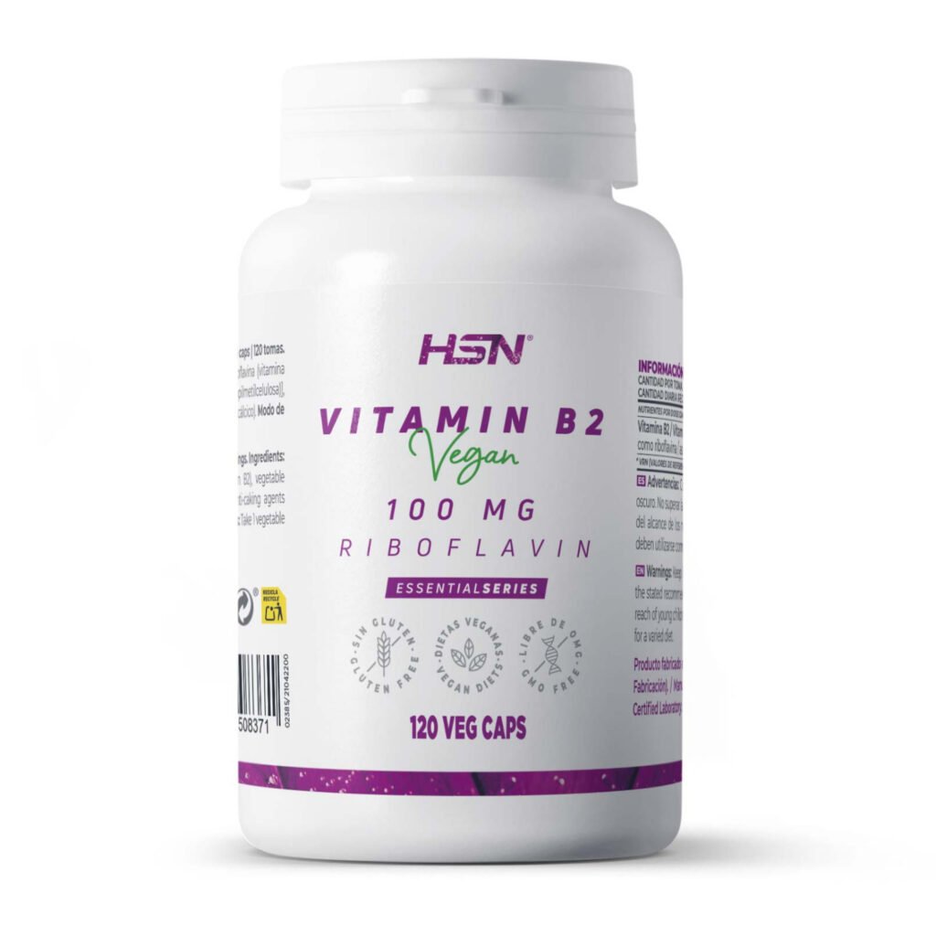 Vitamina B2 (riboflavina) 100mg - 120 veg caps
