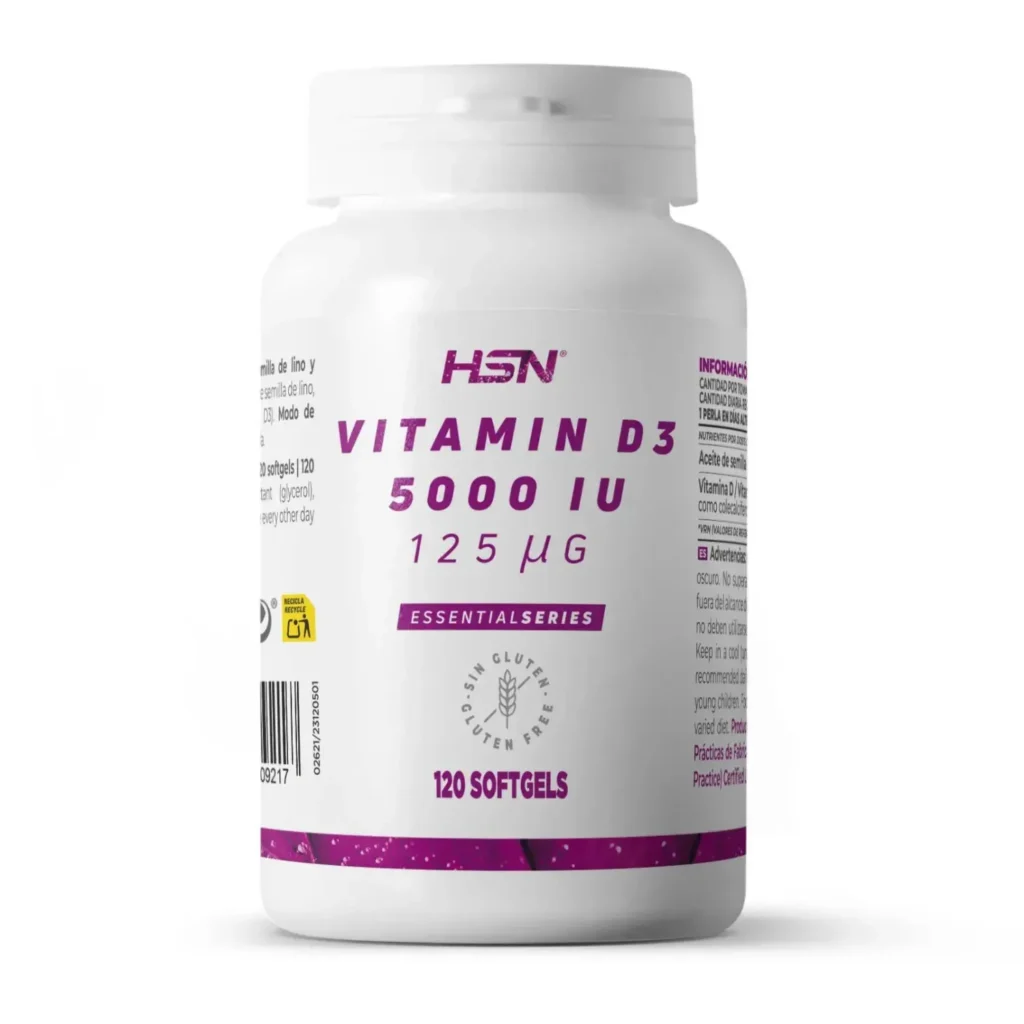 Vitamina D3 5000UI - 120 perlas