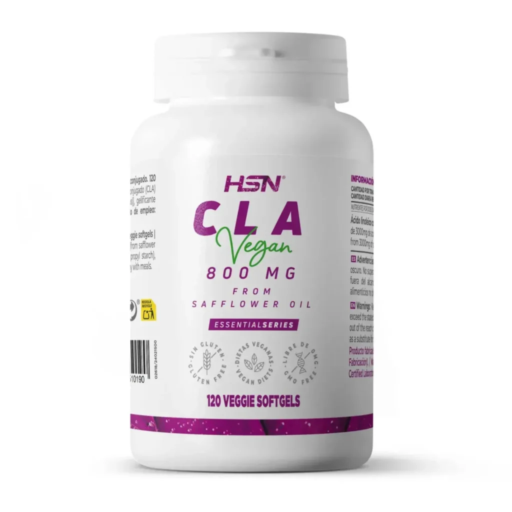 CLA vegano 800mg (ácido linoleico conjugado) - 120 perlas vegetales