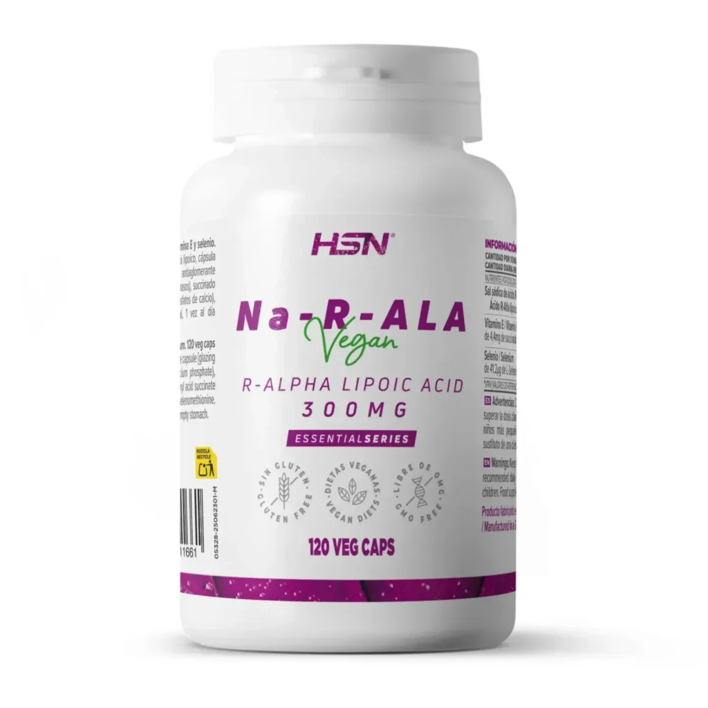Ácido R-alfa lipoico 300mg - 120 veg caps