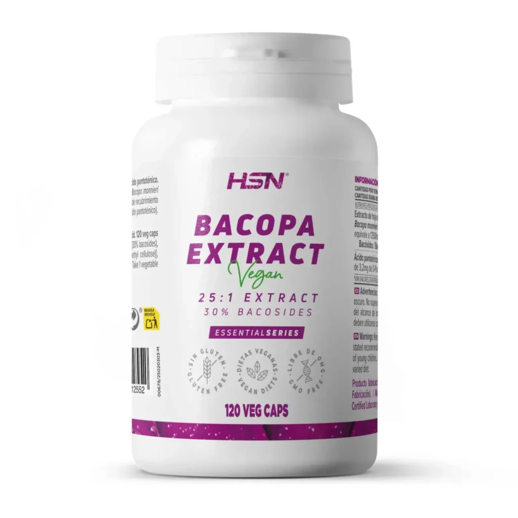 Extracto de bacopa (25:1) 500mg - 120 veg caps