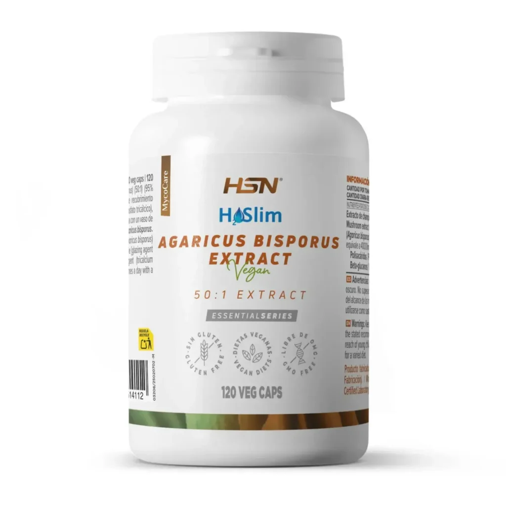 Extracto de Agaricus bisporus (H2OSlim®) 400mg - 120 veg caps