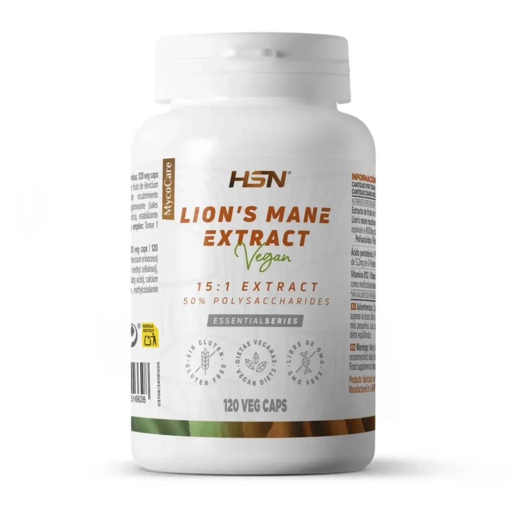 Extracto de melena de león (15:1) 300mg