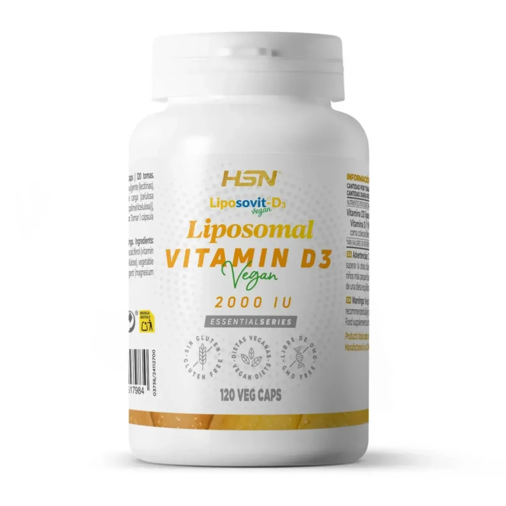 Vitamina D3 liposomada vegana (Liposovit®) 2000UI - 120 veg caps