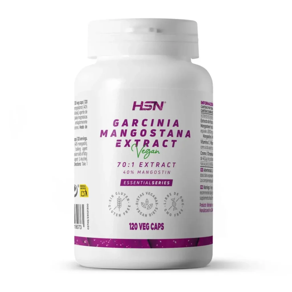 Extracto de Garcinia mangostana (70:1) 400mg - 120 veg caps