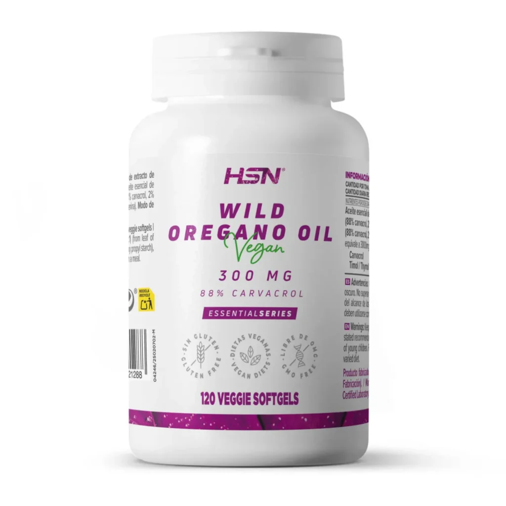 Aceite de orégano silvestre 300mg – 120 perlas vegetales