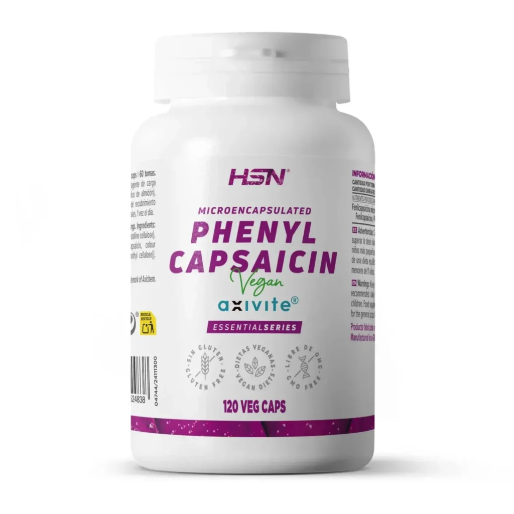 Fenilcapsaicina microencapsulada 125mg (aXivite®) - 120 veg caps