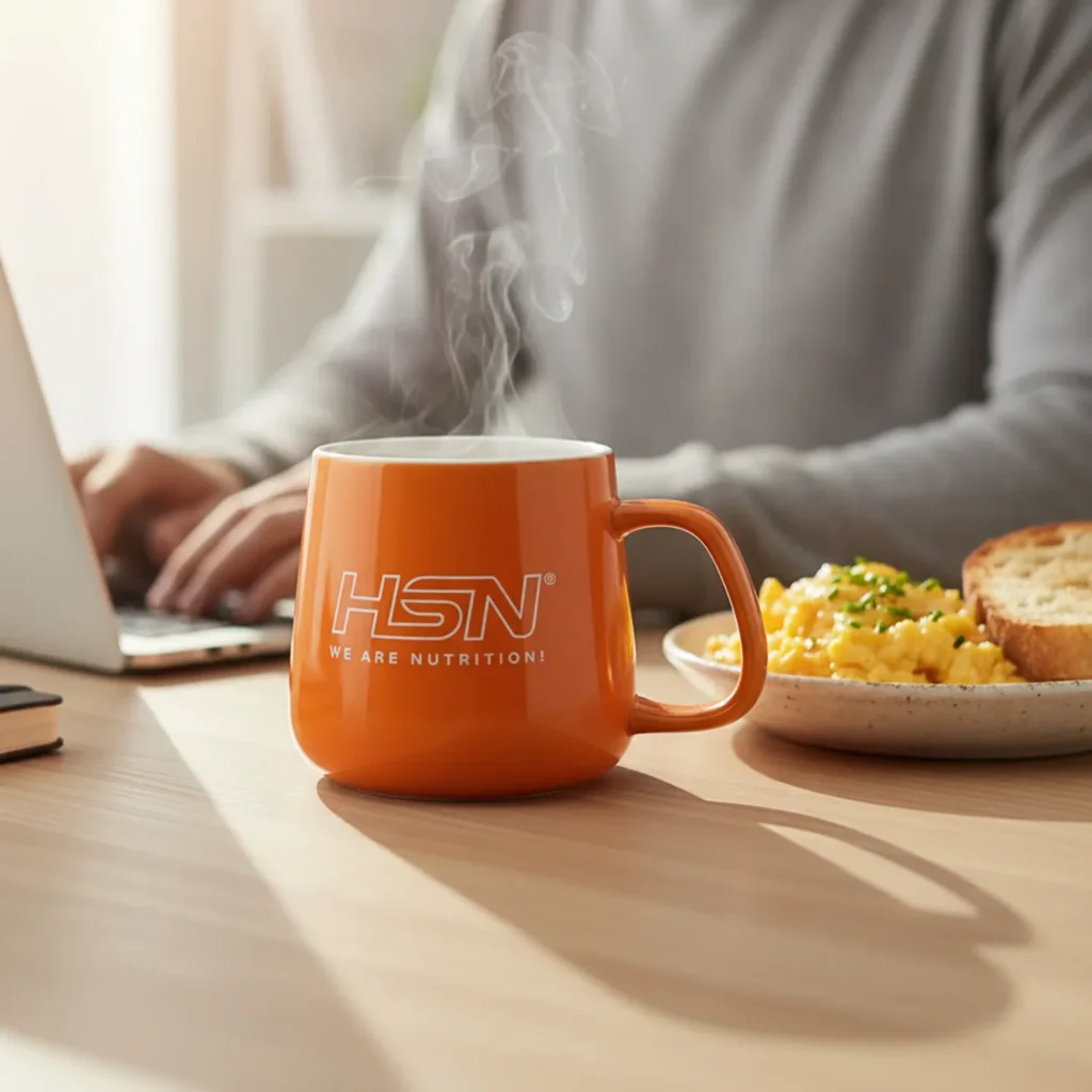 Taza HSN We Are Nutrition! 300ml naranja
