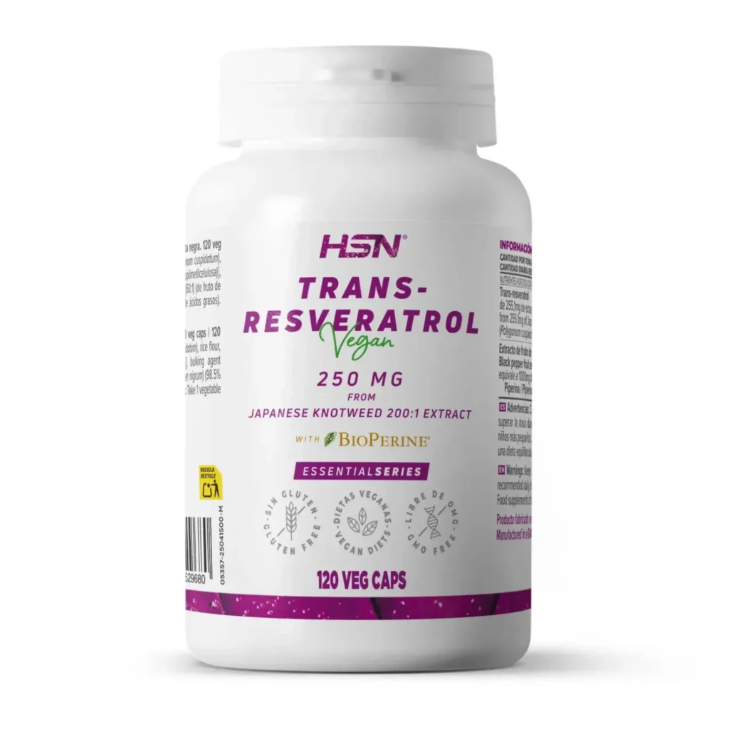 Resveratrol 250mg + BioPerine® - 120 veg caps