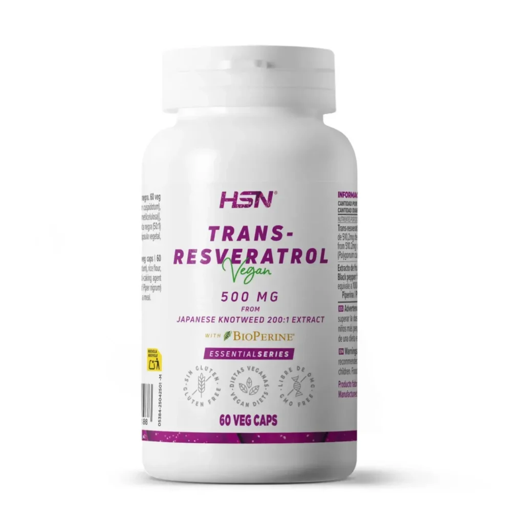 Resveratrol 500mg + BioPerine® - 60 veg caps