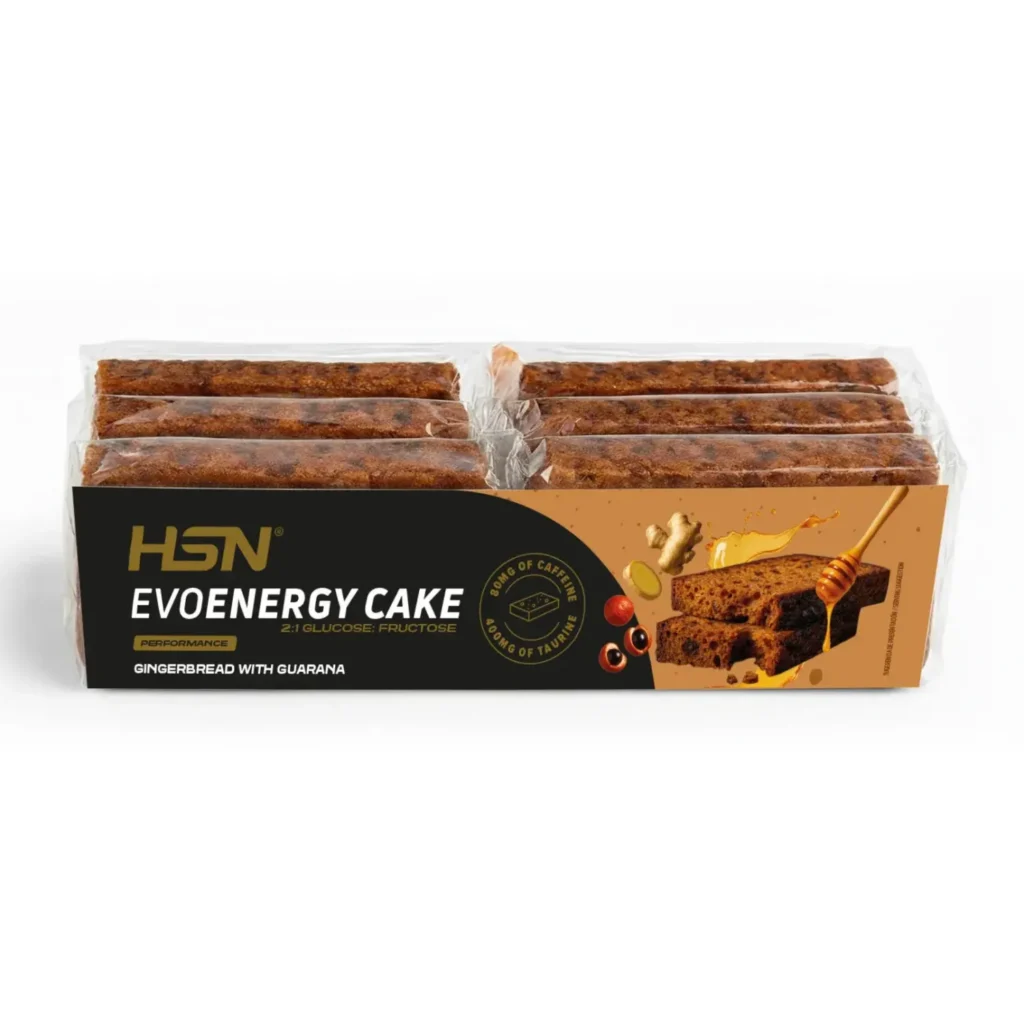 Evoenergy cake (con guaraná) jengibre con miel - 6x40g