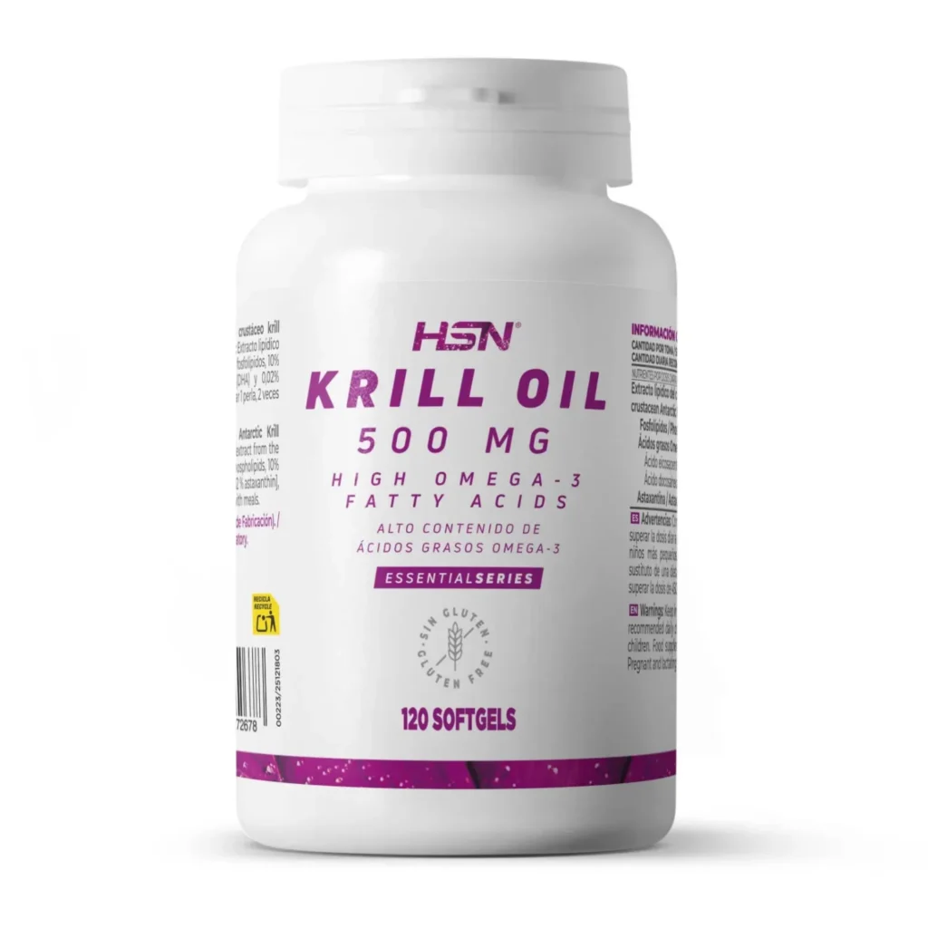 Aceite de krill 500mg - 120 perlas