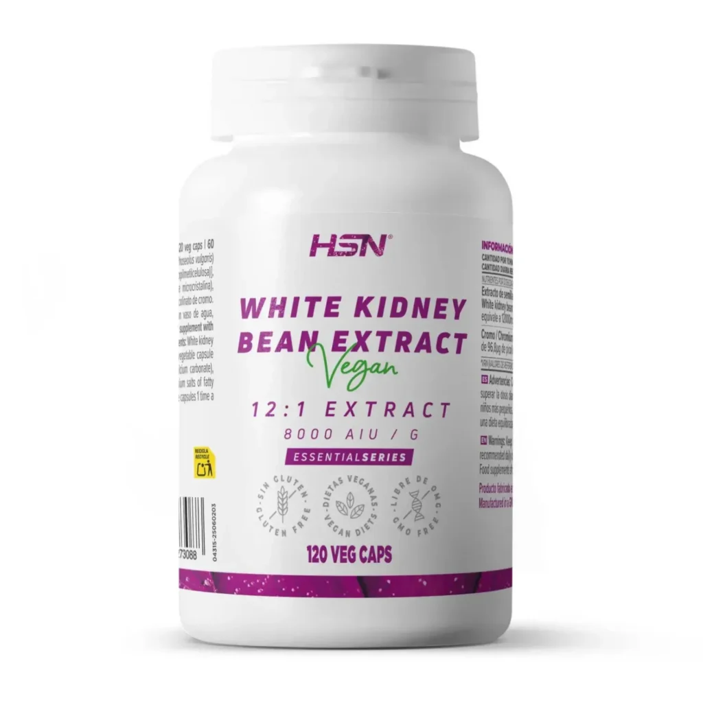 Extracto de alubia blanca (12:1) 500mg - 120 veg caps