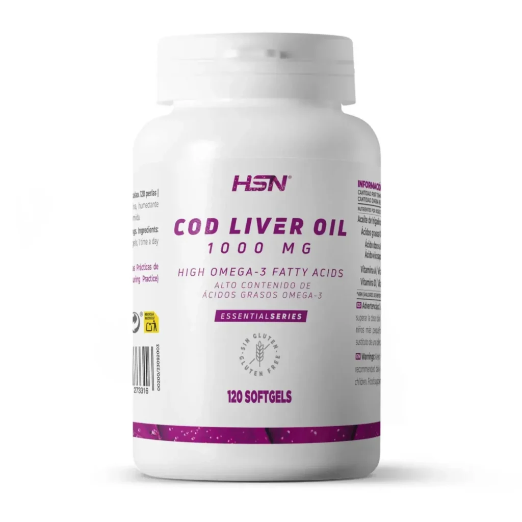 Aceite de hígado de bacalao 1000mg - 120 perlas