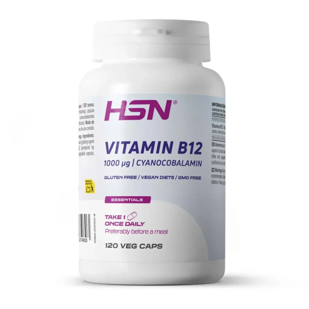 Vitamina B12 (cianocobalamina) 1000mcg - 120 veg caps