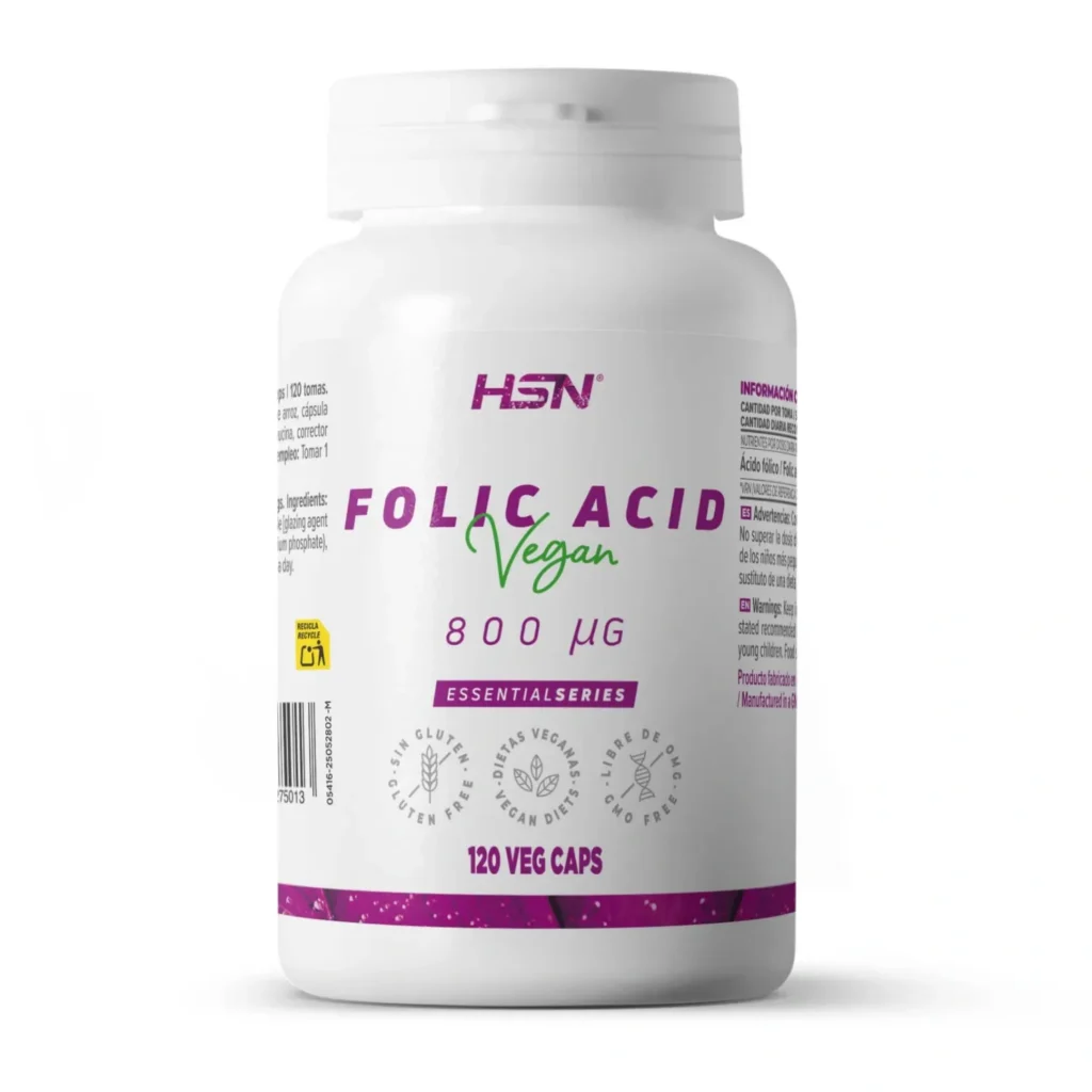 Ácido fólico 800mcg - 120 veg caps