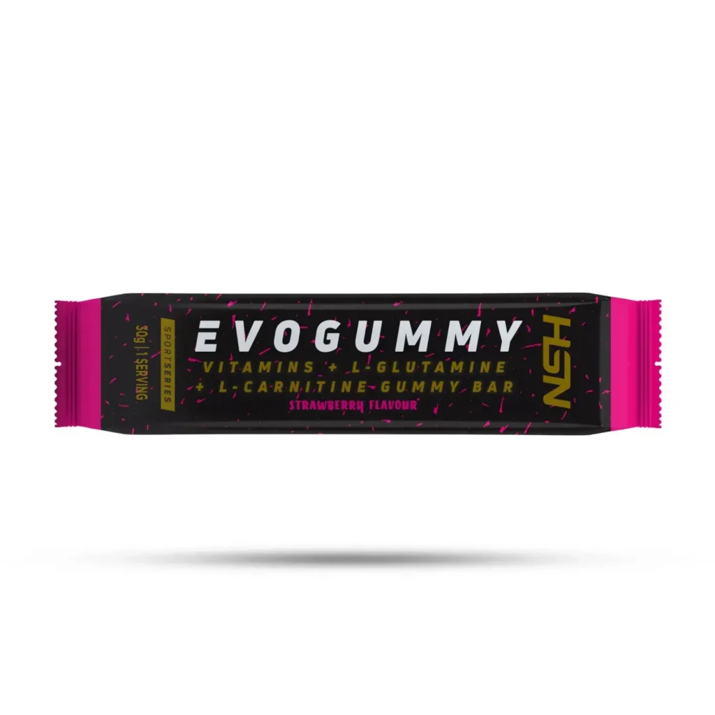 Evogummy recovery gummy bar 30g fresa