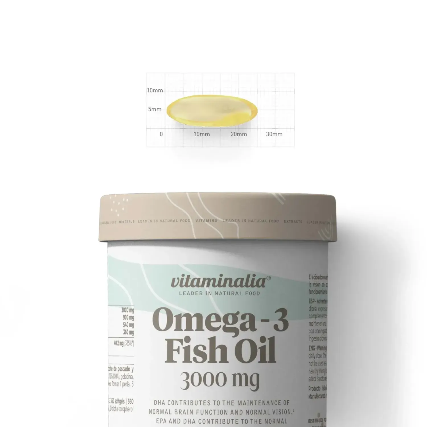 Omega-3 3000mg - 360 perlas - Imagen 2