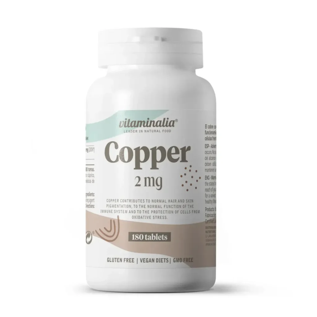 Gluconato de cobre (2mg cobre) - 180 tabs