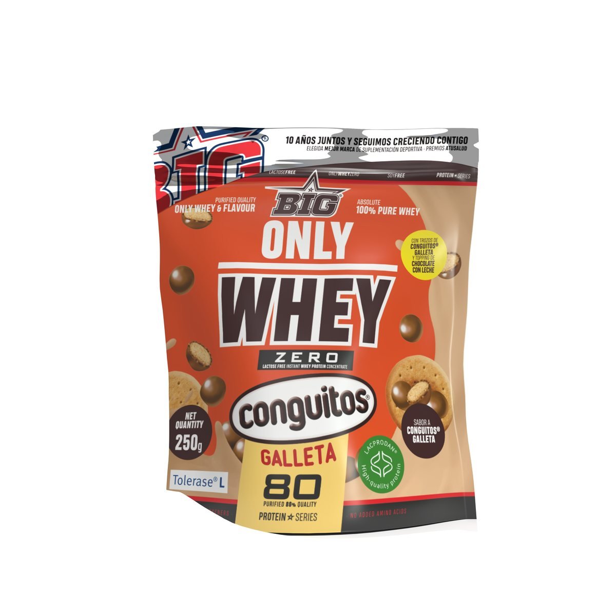 BIG Only Whey Zero Conguitos Galleta 250 g