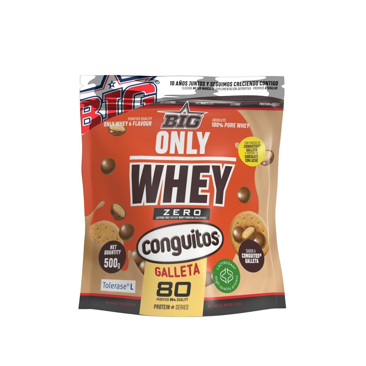 BIG Only Whey Zero Conguitos galleta 500 g