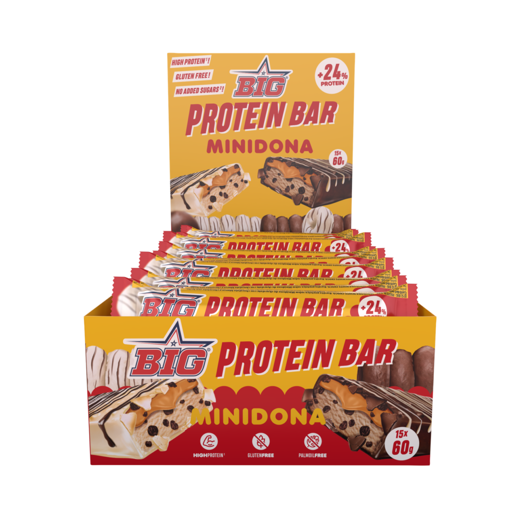 PROTEIN BAR MINIDONA · 60 g · Caja de 15 unidades