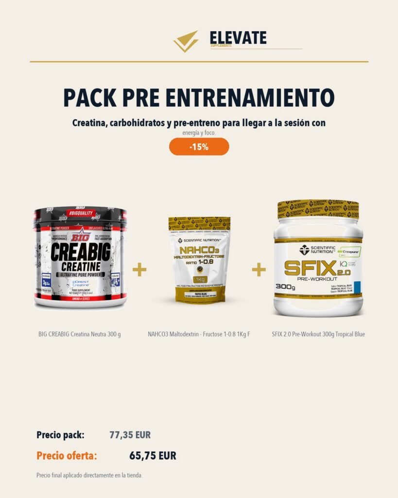 Pack Pre Entrenamiento
