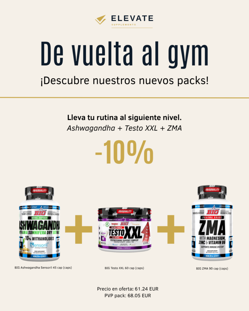 Pack Vitalidad Hombre oferta septiembre