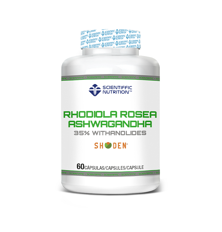 Rhodiola Rosea + Ashwagandha Shoden® 60caps